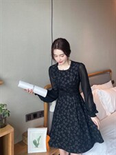 显瘦大气连衣裙，女装连衣裙，布萱