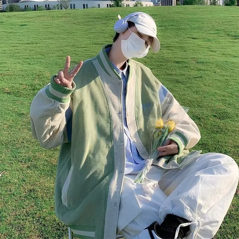 美式灯芯绒刺绣外套J9911P63,男装夹克,星座1116-2