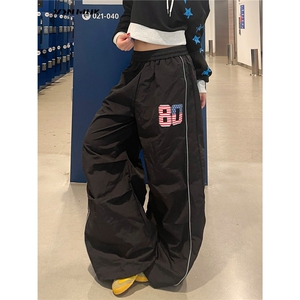 B3090-P46 VINMUK美式复古高街速干伞兵裤男女夏季图片