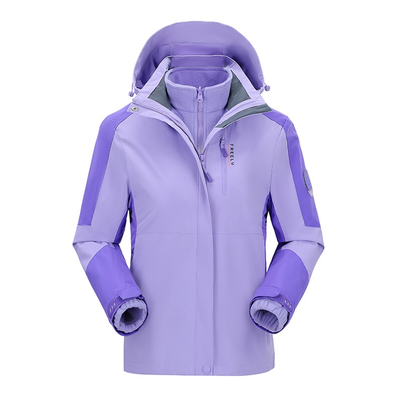 三合一冲锋衣男女定制可拆卸防寒服登山服工作服印字logoJ229p115,男装夹克,星座1602B（原101B-1）