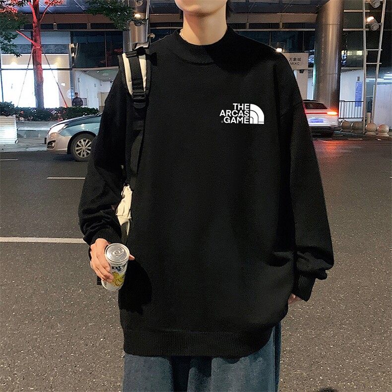 M18232-P45加绒款-P65半高领毛衣男士大码针织衫男毛线衣男,男装针织衫/毛衣,电商A040