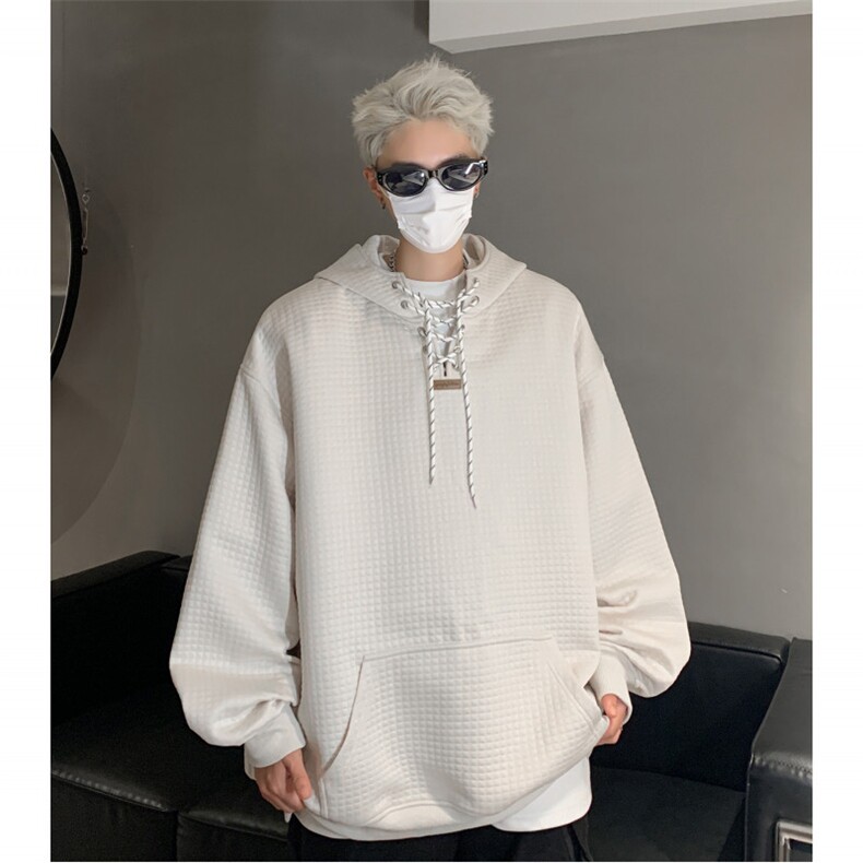 秋装新品小众设计感连帽卫衣情侣休闲宽松上衣外套男女G1096P68,女装短外套,电商A339