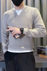 B216MY5158P602025秋冬装假两件设计男士毛衣针织衫社会风，男装针织衫/毛衣，电商B216（原B302）