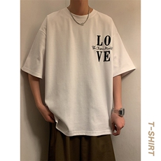 港风暖光短袖男t恤夏季休闲百搭刺绣圆领T恤男上衣TC3131-P25控45，男装T恤，星座717