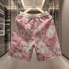 数据复古印花满印简约休闲夏季沙滩cleanfit短裤DK2531P25，男装牛仔裤，电商A128