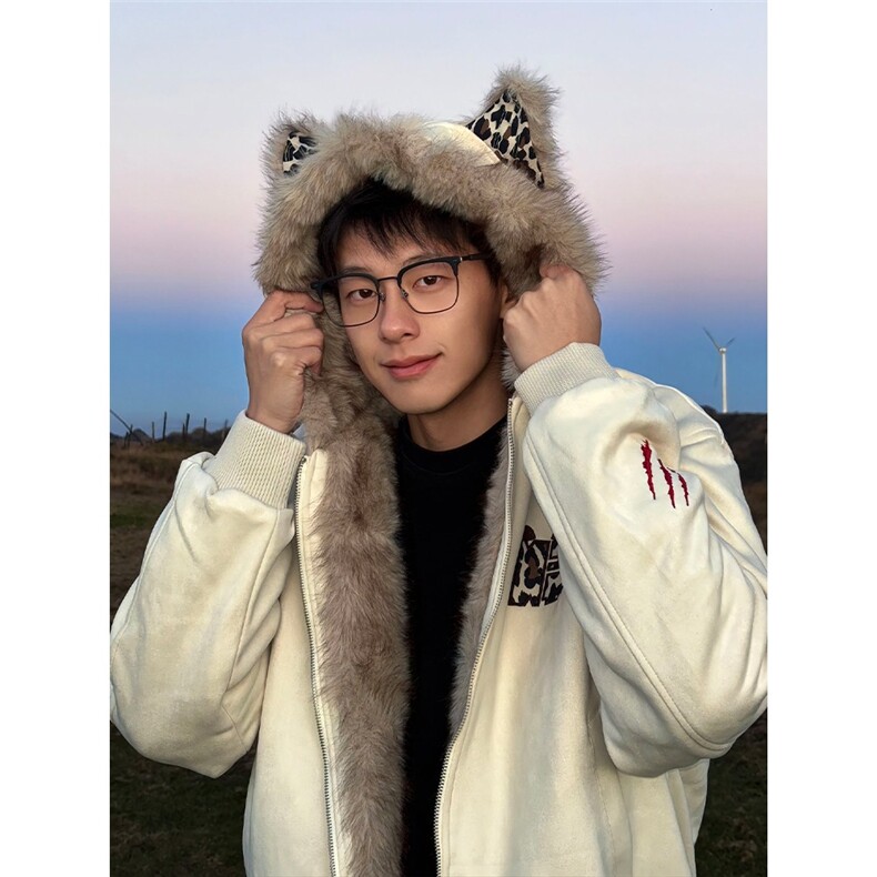 网图美潮杜宾犬座山雕棉服外套W1911/特P108,男装棉衣,电商B350