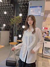 【秋装】爱心衬衫，百搭，女装衬衫，慕姿杨