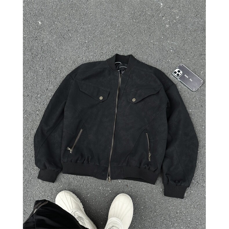 706-1-JK2322-P75现货秋季美式复古工装夹克男士做旧宽松外套,男装夹克,星座706-1