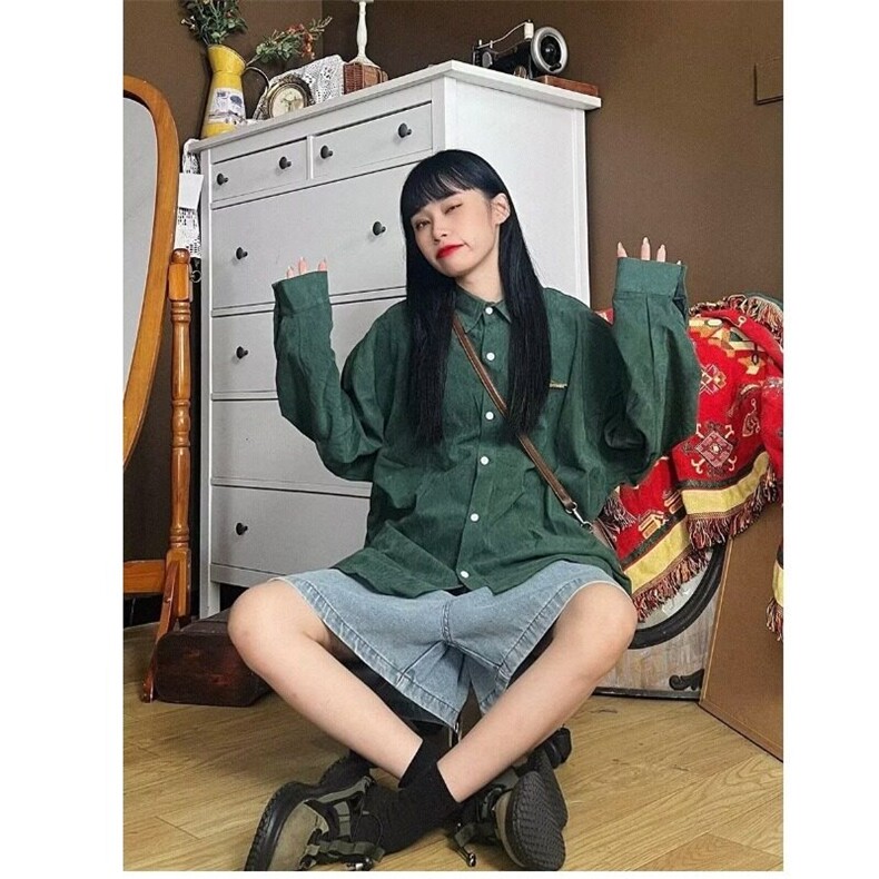 肌理感结构衬衫双层风琴效果潮牌男女情侣春季百搭时尚长袖上衣,男装衬衫,星座506A