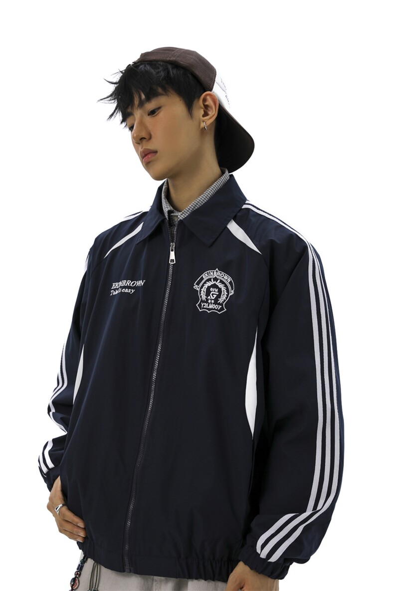 美式学院风刺绣设计大码M-5XL无影墙棒球服夹克男JK78073P79控128,男装夹克,星座227-7