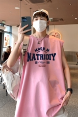 新款直播抖音得物品质纯棉250克重磅男无袖背心T恤T528P28控39，男装背心/马甲，电商C408(原B339-1)