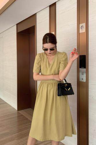 天丝面料连衣裙，女装连衣裙，时代公主