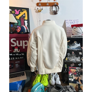 立领拉链拼接设计感卫衣男 XH92-特p70图片