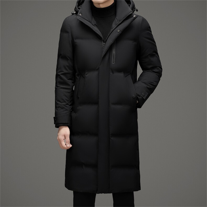 L2720中长款男士羽绒服鸭绒90绒子含量大货足主推数据好,男装羽绒服,钱塘207-2