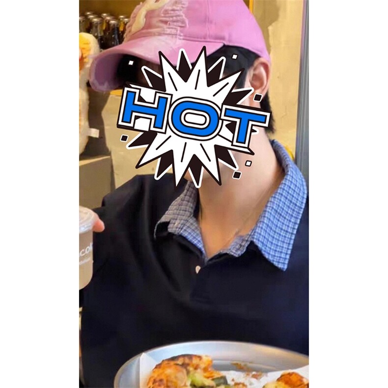 得物抖音高品质二开夏季美式潮牌高街假两件格子衬衣翻领短袖T恤,男装T恤,电商A486