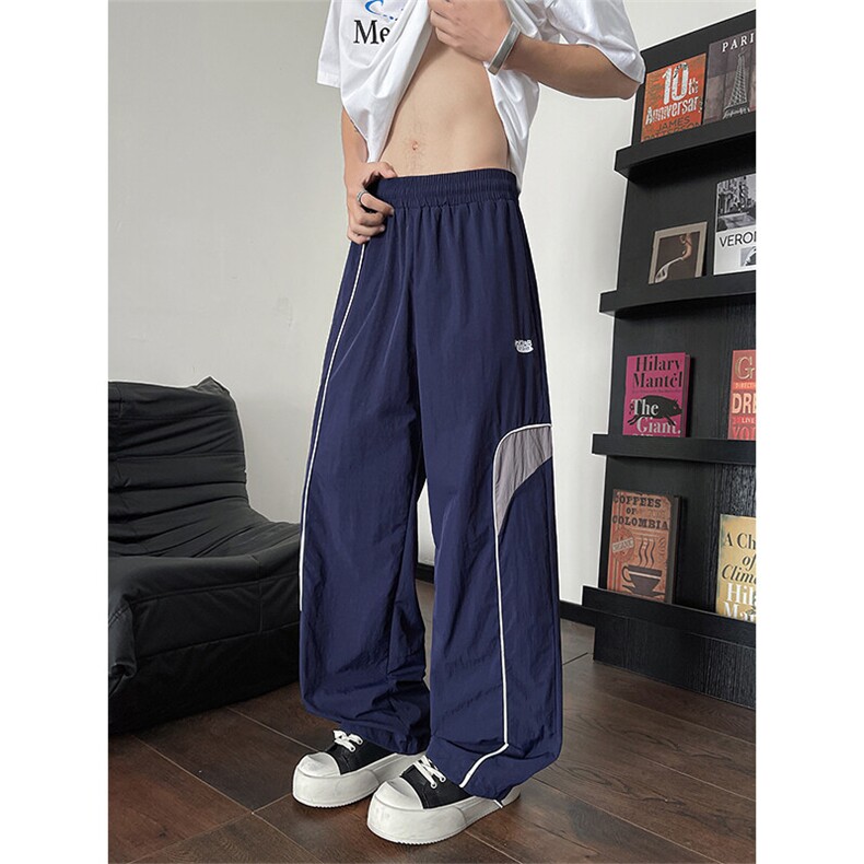 D206-18XL-M美式速干运动裤男宽松抽绳复古休闲裤子冲锋裤K9146，男装休闲裤，电商D206-1