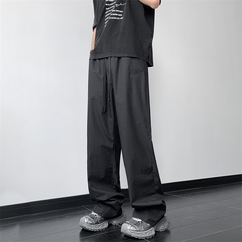 抖音品质 设计感阔腿速干高级感个性休闲裤长裤XZ221-1/K1601/P55图片