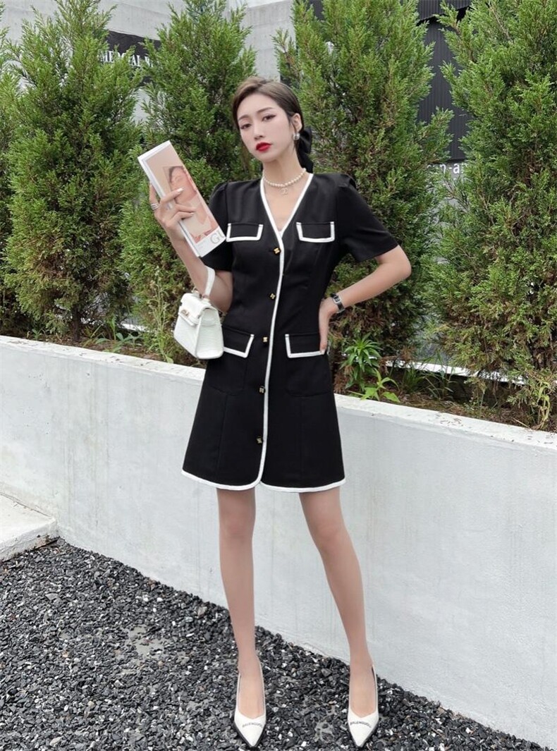 2022年夏装连衣裙，女装连衣裙，贻思茗