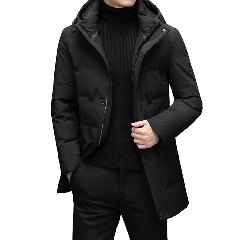 男士中长款羽绒服加厚男装冬季休闲外套年爸爸装DFLDY1003-P305,男装羽绒服,电商B212（原钱塘6029）