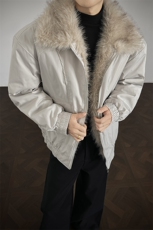 加厚棉衣男秋冬新款美式潮牌毛领座山雕百搭棉服-A2343P99，男装棉衣，电商B241