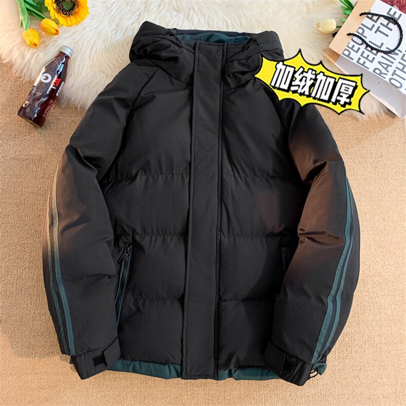 三防面料抖音品质10W件假两件连帽加厚棉衣外套棉服BM5811特P85,男装棉衣,电商A486