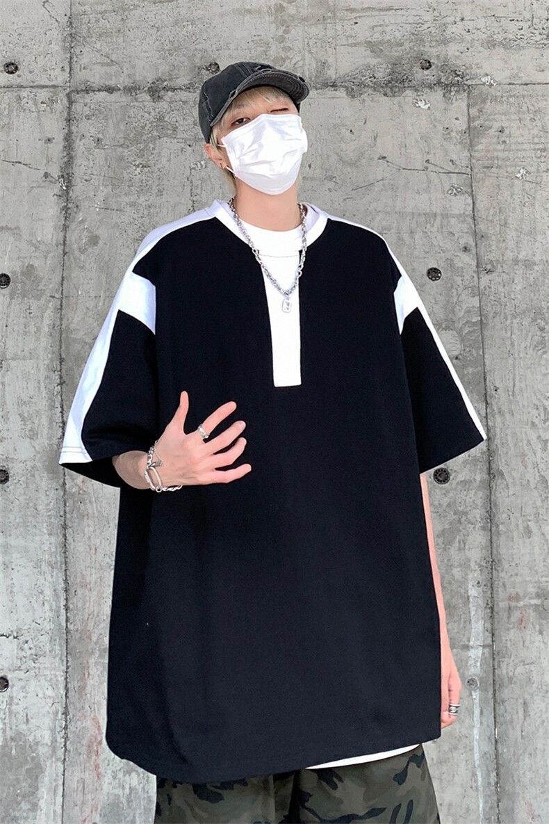 B239-1260-P38夏季圆领重磅短袖T恤男撞色体恤上衣半袖,男装T恤,星座514-2(原B239)