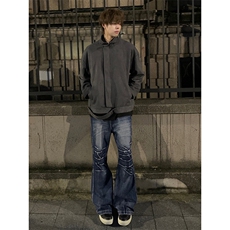 美式麂皮绒夹克上衣秋季宽松休闲情侣卫衣百搭外套HY582TP85，男装夹克，电商A102B