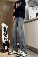 A178秋冬季新款美式休闲牛仔裤男直筒宽松9312P52限价68，男装牛仔裤，电商A178