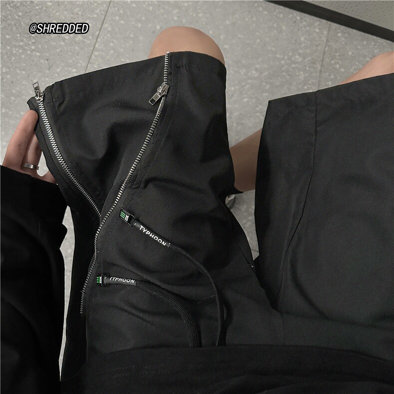 23男生夏季新款高街拉链设计百搭短裤五分裤B315-K23233-p50控68,男装休闲裤,电商B315