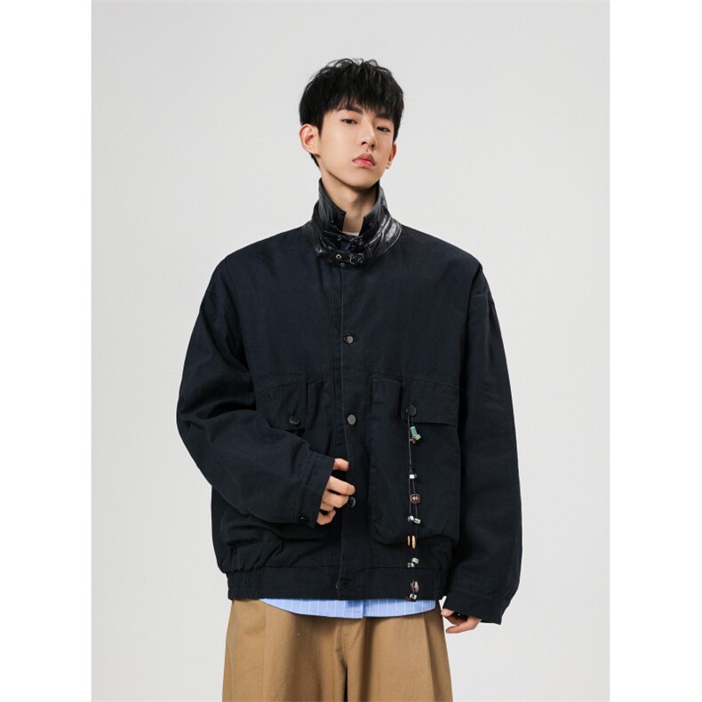 706-CCH7470-P108特P现货秋季巴恩风工装外套水洗帆布夹克,男装夹克,星座706