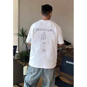 高街休闲百搭潮牌重磅纯棉短袖t恤男款夏季设计感上衣服 TY421图片