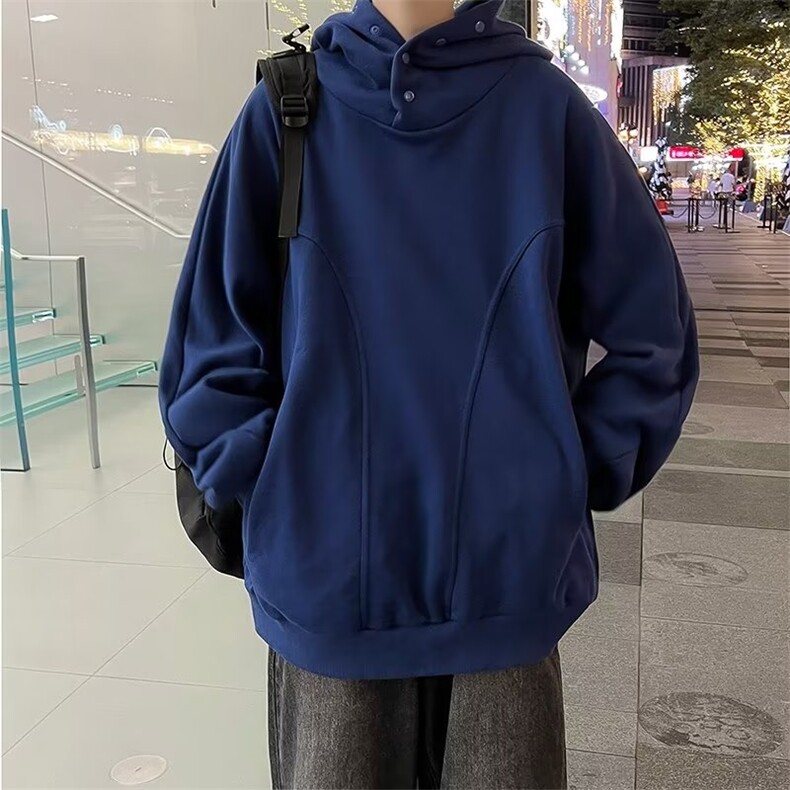 个性卫衣男韩版潮流高街帅2023秋冬新款ins宽松百搭外套W3821-P62,男装卫衣,星座412-3