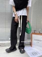 阔腿坑条裤，其它，33