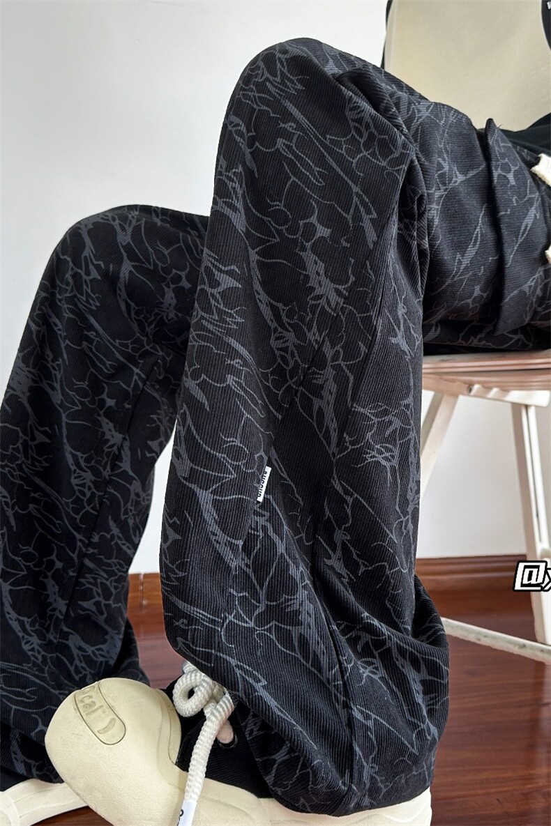 XZ616秋季重磅闪电纹灯芯绒破缝夹标工装长裤TY1033特P40控78,男装工装外套,星座512A（原616）