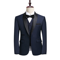 XZ8606P115西服套装商务休闲西装外套男装收腰青年正装结婚西装，男装西服，星座510A-2