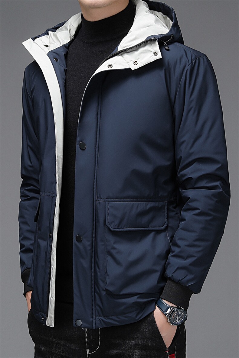 冬季中年纯色连帽棉衣男冬装中年男棉服爸爸外套DFLDM10001-P165,男装棉衣,电商B212（原钱塘6029）