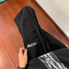 冰丝速干伞兵裤子男夏季宽松束脚裤痞帅潮牌运动休闲裤k8661-p55，男装休闲裤，星座1008