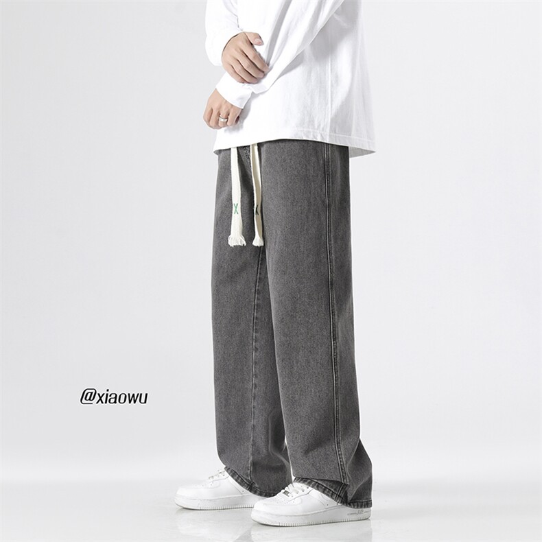 跑量 现货牛仔裤男直筒B342-K7002-P35控58图片