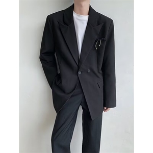 气质新款文艺日系潮流ins时尚西装原宿慵懒百搭简约流行JKX19图片