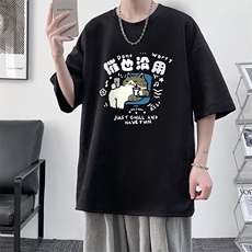 麂皮绒短袖t恤男大码半袖男JD82403-P25，男装T恤，电商A040