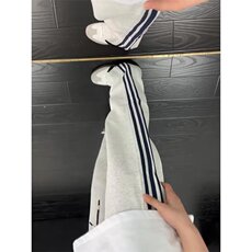 港风秋款男女休闲卫裤三条杠条纹直筒宽松长裤h075P45，男装休闲裤，星座1013-1