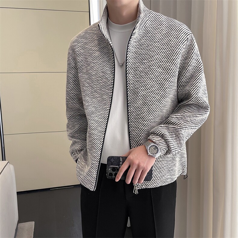 轻熟风~春季双拉链夹克外套K539/P115,男装夹克,电商B331