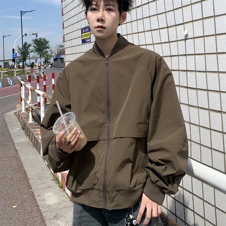 男士棒球服男秋款2025新款运动男生外套衣服夹克J5018P85,男装夹克,电商A157