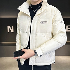 店主风冬季新款纯色休闲短款保暖羽绒服外套男YR809-P160，男装羽绒服，电商A413