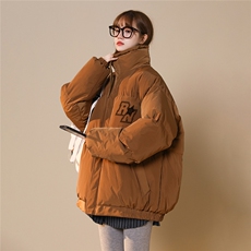 中性凯旋白鸭绒22冬季时尚印花保暖抽绳立领羽绒服YR216P195控258，男装羽绒服，A247A
