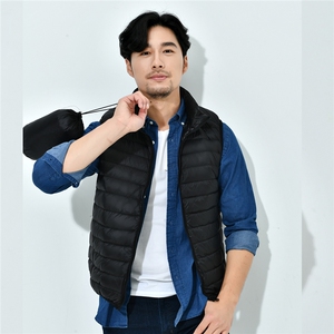 新款爸爸装中老年加肥加大羽绒服背心马甲穿220斤5063-9001图片