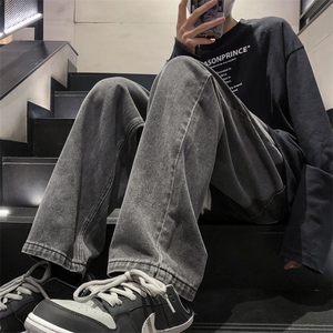 牛仔裤男休闲宽松直筒牛仔裤313A-1-NZ025-P55 控68图片