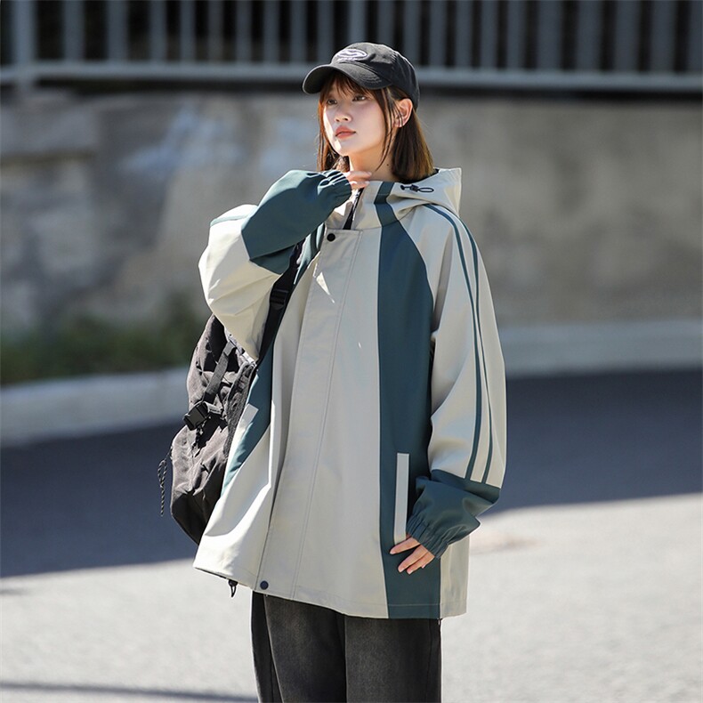 815A-MJ78362-65特秋冬装新款拼接登山服三防冲锋衣外套夹克,男装夹克,星座815A