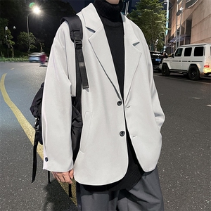 2024春季小西装西服外套男ins上衣英伦单西宽松休闲 A071-X06-P85图片