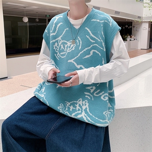 主推马甲男量大有差价现货无袖背心A161-MJ2032-P50图片